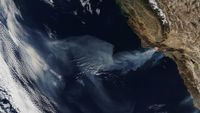 Penampakan Kebakaran California dari Luar Angkasa