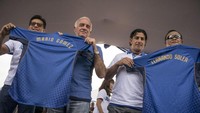 Mario Gomez dikontrak selama dua tahun untuk menjadi pelatih kepala Persib Bandung. (Novrian Arbi/Antara)