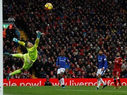 Gol Salah Bawa Liverpool Memimpin 1-0 atas Everton