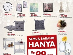 Perabotan Rumah Serba Rp 99 Ribu di Index Living Mall Cempaka Putih