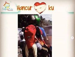 Ini Tentang Menggendong Anak di Belakang Saat Naik Motor