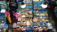 Yuk Intip, Suasana Pasar Ikan Noryangjin di Seoul, Korea Selatan