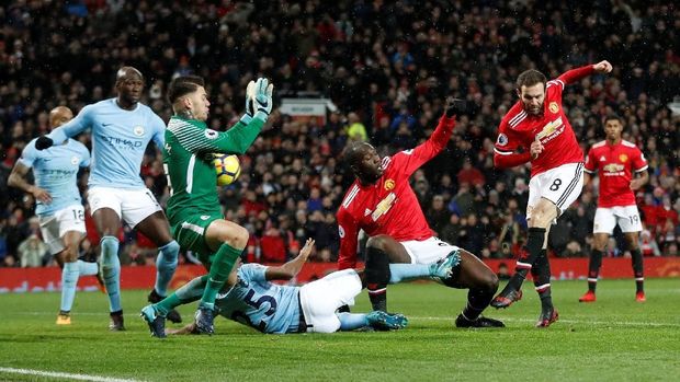 City Tumbangkan MU di Old Trafford