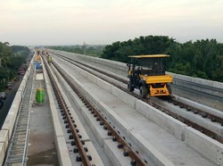 LRT Palembang Beroperasi Juni 2018, 5 Stasiun Siap Digunakan