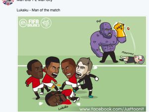 Lukaku Ramai Dihujat Setelah Bikin Blunder di Derby Manchester