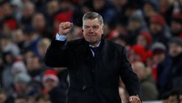 Sam Allardyce meneruskan catatan tak terkalahkan di empat laga awal bersama Everton. Sebelumnya The Toffees menang tiga laga beruntun (Lee Smith/REUTERS)