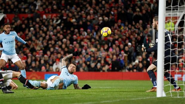 City Tumbangkan MU di Old Trafford
