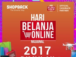 Harbolnas 2017 Dimulai, Cashback 120% hingga iPhone X Gratis
