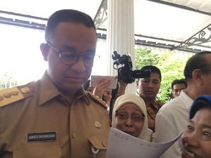 Anies Sebut Banjir di Jakarta Disebabkan Pembangunan Proyek