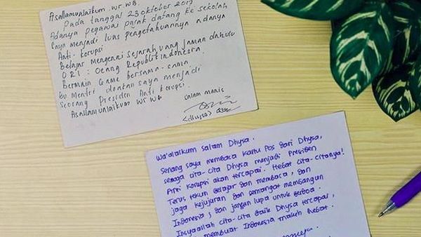 Lucu, Balas-balasan Surat Sri Mulyani dan Siswa SD