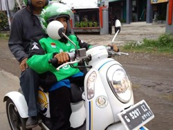 Pernah Jatuh, Driver Ojek Online Difabel Ini Tak Patah Semangat