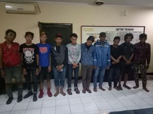 171 Preman Terjaring Razia di Tangerang, 9 Orang Ditahan