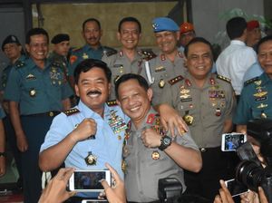 Potret Panglima TNI-Kapolri Barengan Terus, Kompak Banget!