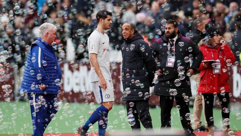 Kelelahan, Morata Absen Lawan Huddersfield Kelelahan, Morata Absen Lawan Huddersfield