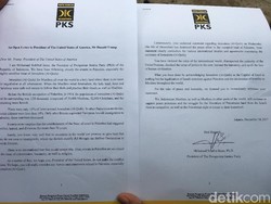 Ini Isi Surat Terbuka PKS soal Yerusalem yang Dikirim ke Trump