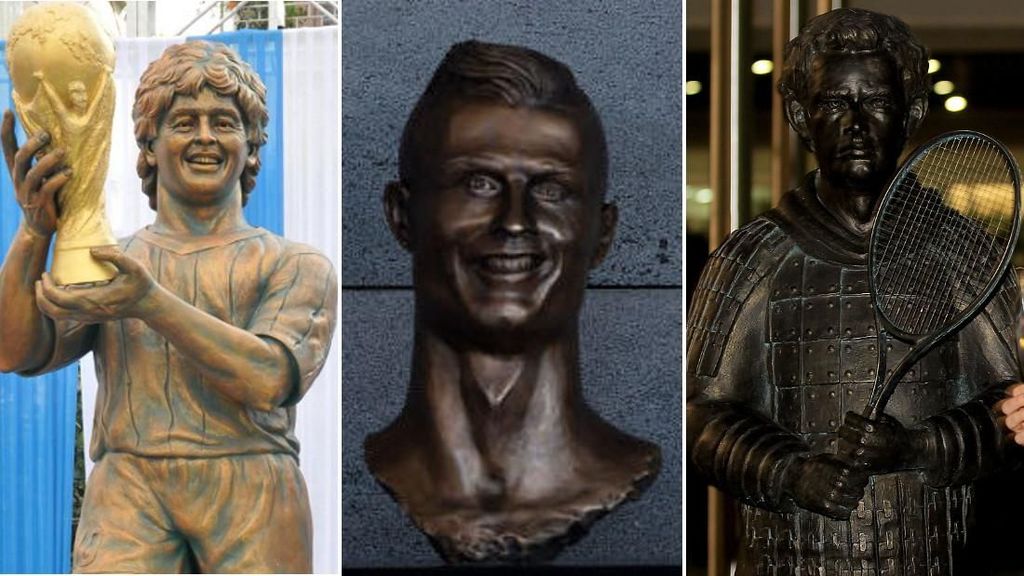 Patung-patung Aneh di Dunia Olahraga: Ada Ronaldo, Juga Maradona