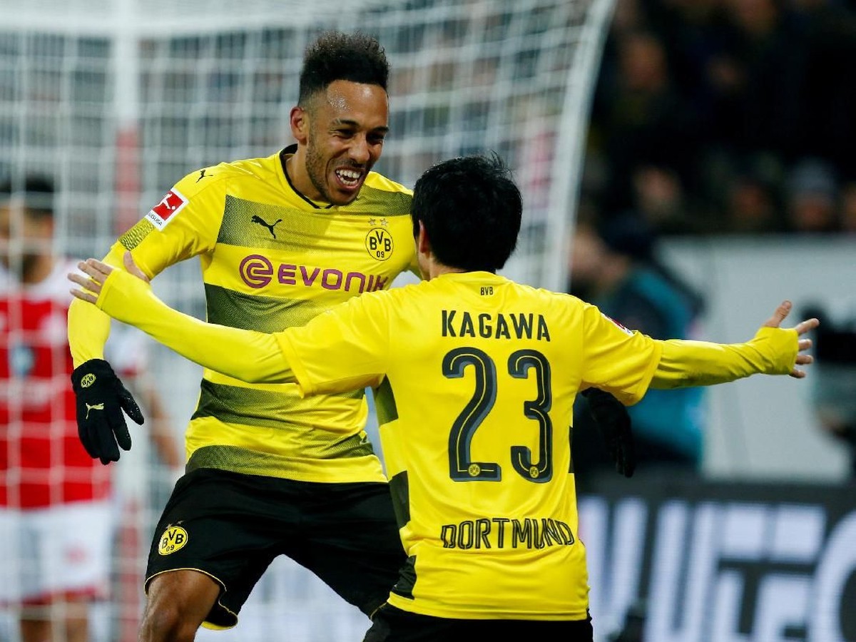 Borussia Dortmund saat melawan Mainz 05 (Foto: Ralph Orlowski/Reuters)