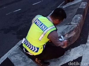 Biker Tewas Tabrak Median Jalan Layang Pasupati Bandung