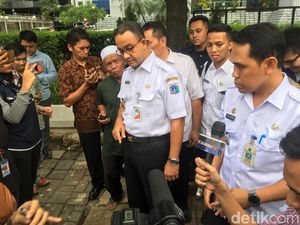 Anies Sebut Ada 7 Saluran Air di Rasuna Said yang Bikin Banjir