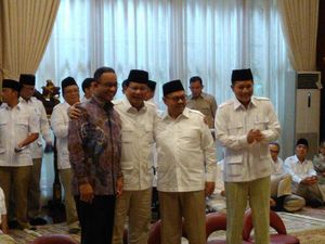 Deklarasi Sudirman Said Cagub Jateng, Anies Ikut ke Rumah Prabowo