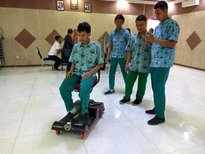 Robot Buatan Siswa SMA Sidoarjo Ini Sabet Juara di Bangladesh