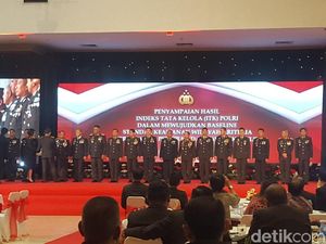6 Polres dan 3 Kapolres Raih Penghargaan Indeks Tata Kelola Tinggi