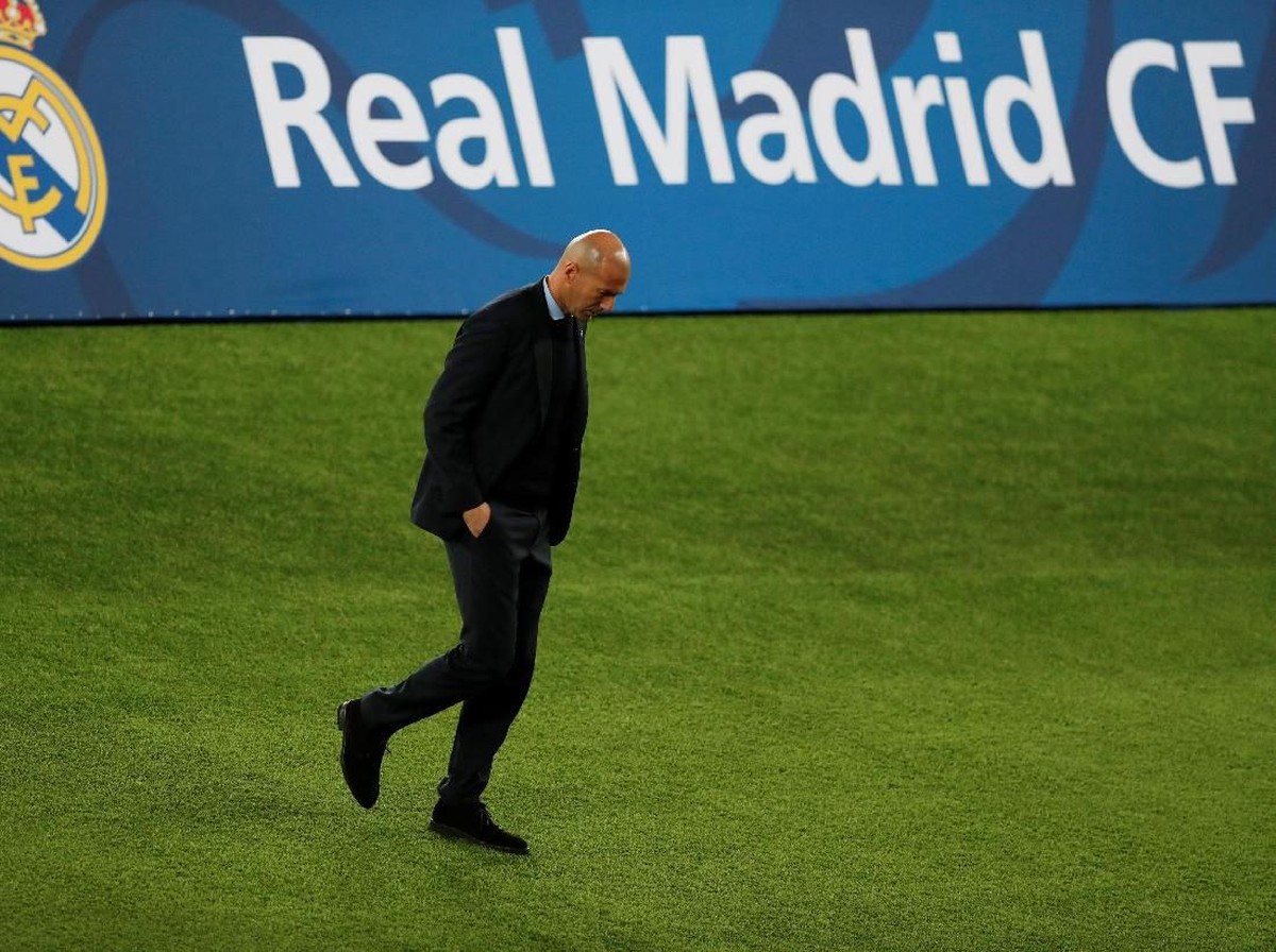 Pelatih Real Madrid, Zinedine Zidane (Foto: Amr Abdallah Dalsh/Reuters)