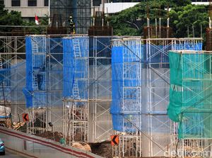 Melihat Perkembangan Proyek LRT di Rasuna Said