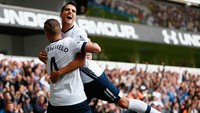 Pada 25 September 2015, Spurs yang main di kandang menggulung City 4-1. City unggul duluan lewat De Bruyne sebelum dibalas gol Eric Dier, Toby Alderweireld, Harry Kane, dan Erik Lamela. (Foto: Julian Finney/Getty Images)