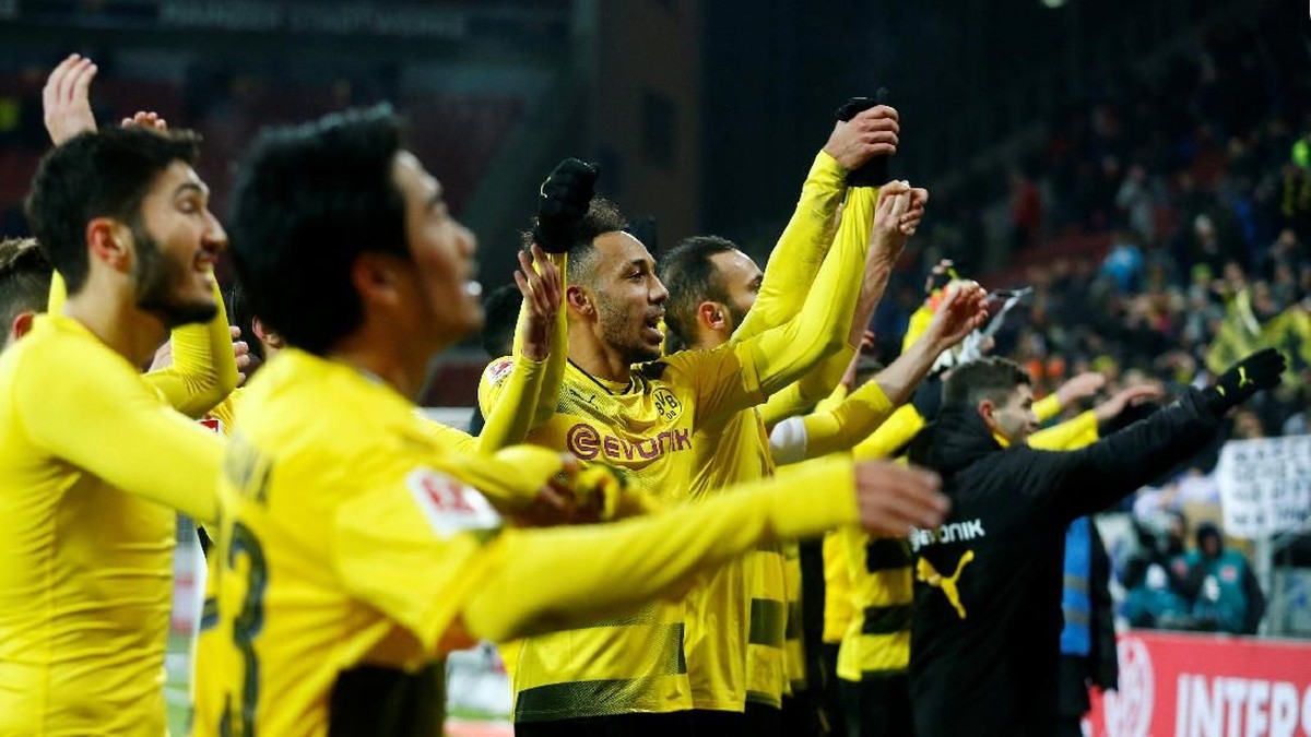 Borussia Dortmund menargetkan dua kemenanangan sebelum libur musim dingin (Ralph Orlowski/Reuters)