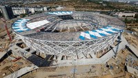 Volgograd Arena dipugar untuk pertandingan-pertandingan Piala Dunia 2018 dengan kapasitas 45.568 tempat duduk (Foto: Getty Images)