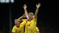 Pada masa jayanya dulu, Liverpool pernah melaju 25 pertandingan tanpa kalah di semua ajang. Mereka membukukannya di tahun 1982, Kenny Dalglish masih bermain kala itu. (Foto: Getty Images)