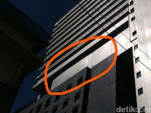 M Taufik: Tembok Miring di Gedung DPRD Baru Kelihatan