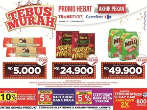 Akhir Pekan Ini Tebus Murah Spaghetti, Nugget & Susu di Transmart