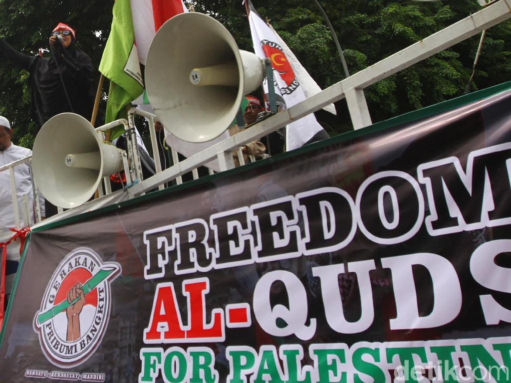 Aksi Bela Palestina, Begini Pengamanan Kepolisian Aksi Bela Palestina, Begini Pengamanan Kepolisian