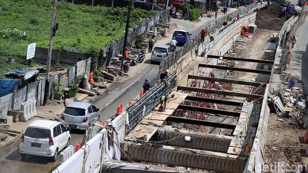 Penampakan Terkini Proyek Underpass Matraman