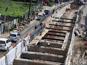 Penampakan Terkini Proyek Underpass Matraman Penampakan Terkini Proyek Underpass Matraman