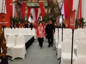 Pantau Geladi Bersih Rakornas PDIP, Megawati Koreksi Tata Panggung