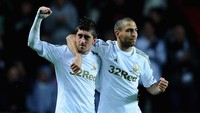 Start terbaik Swansea City setelah 17 laga Premier League adalah pada musim 2012/2013 ketika meraih 23 poin. (Foto: Laurence Griffiths/Getty Images)