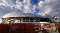 Fisht Olympic Stadium juga ditunjuk jadi venue Piala Dunia 2018 dengan kapasitas 47.569 penonton (Foto: Buda Mendes/Getty Images)