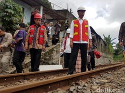 Ada Jalur Rel Ganda, Bogor-Sukabumi 1 Jam 20 Menit