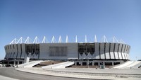 Rostov Arena di kota Roston-on-Don berkapasitas 45 ribu penonton. Biasanya ini dipakai tuan rumah FC Rostov (Sandra Montanez/Getty Images)