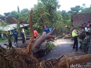 Puting Beliung Terjang 3 Desa di Magetan, Puluhan Rumah Rusak