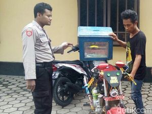 Pemuda Ini Curi Kotak Amal untuk Modifikasi Motor