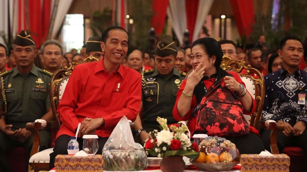Jokowi Hadiri Rakornas Tiga Pilar PDI Perjuangan