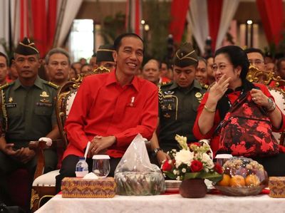 Jokowi Hadiri Rakornas Tiga Pilar PDI Perjuangan