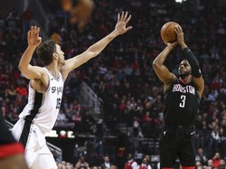 Kalahkan Spurs, Rockets Raih 12 Kemenangan Beruntun