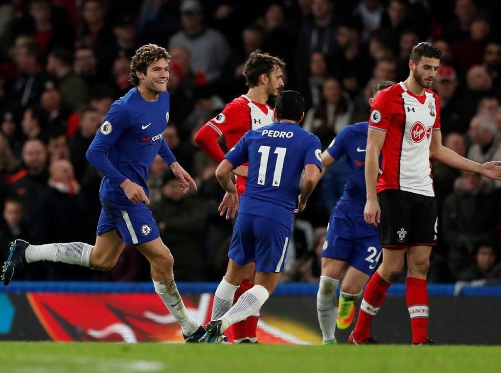 Babak I Selesai, Chelsea Sementara Unggul 1-0 atas Southampton Babak I Selesai, Chelsea Sementara Unggul 1-0 atas Southampton