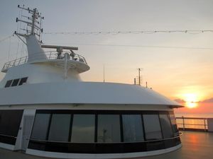 Sunset dari Atas Kapal Pesiar, Begini Indahnya