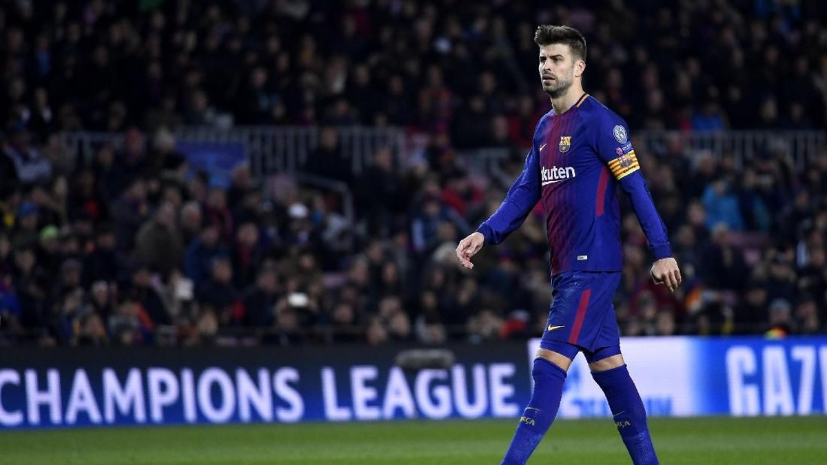 Gerard Pique ingin Barcelona bertemu Manchester City di final Liga Champios (Foto: Alex Caparros/Getty Images)